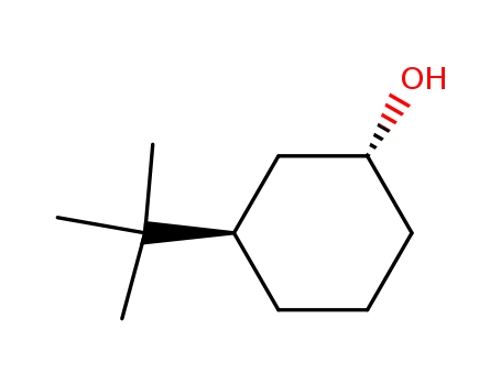 Molecular Structure of 16201-66-4 (Cyclohexanol, 3-(1,1-dimethylethyl)-, (1R,3R)-rel-)