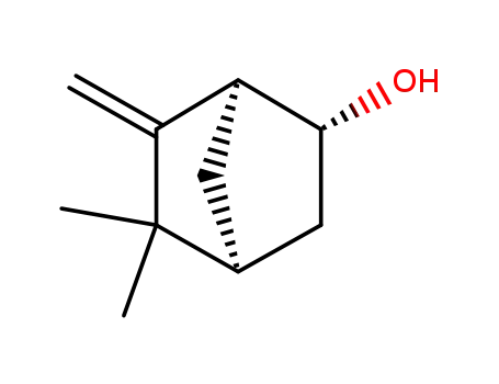 Molecular Structure of 54672-39-8 (Bicyclo[2.2.1]heptan-2-ol, 5,5-dimethyl-6-methylene-, exo-)