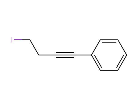 Benzene, (4-iodo-1-butynyl)-