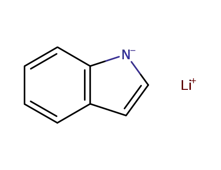 Molecular Structure of 18344-49-5 (1H-Indole, lithium salt)