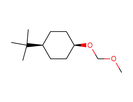 Molecular Structure of 89726-90-9 (Cyclohexane, 1-(1,1-dimethylethyl)-4-(methoxymethoxy)-, cis-)