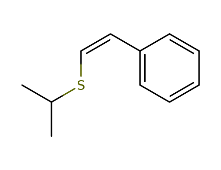 Benzene, [2-[(1-methylethyl)thio]ethenyl]-, (Z)-