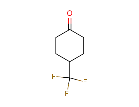 Molecular Structure of 75091-99-5 (4-(TRIFLUOROMETHYL)CYCLOHEXANONE)