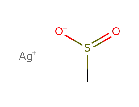 Methanesulfinic acid, silver(1+) salt