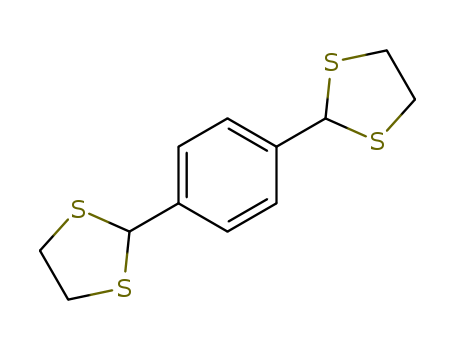 Molecular Structure of 69922-37-8 (1,3-Dithiolane, 2,2'-(1,4-phenylene)bis-)
