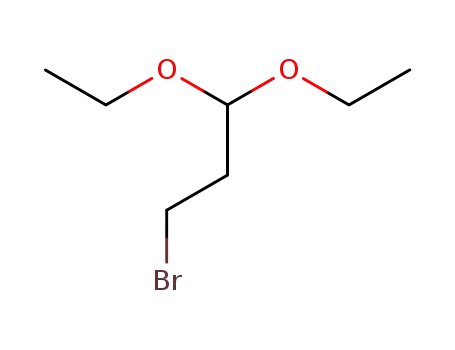 Molecular Structure of 59067-07-1 (BROMOPROPIONALDEHYDE DIETHYACETA)