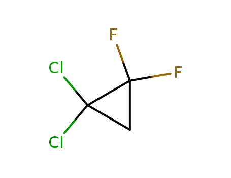 Molecular Structure of 54882-35-8 (Cyclopropane, 1,1-dichloro-2,2-difluoro- (9CI))