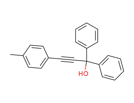Molecular Structure of 1522-14-1 (Benzenemethanol, a-[(4-methylphenyl)ethynyl]-a-phenyl-)