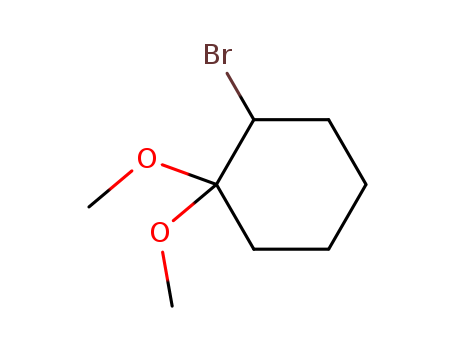 Molecular Structure of 1728-17-2 (Cyclohexane, 2-bromo-1,1-dimethoxy-)