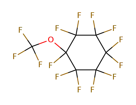 Molecular Structure of 4943-06-0 (Cyclohexane, undecafluoro(trifluoromethoxy)-)