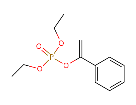 Molecular Structure of 1021-45-0 (Phosphoric acid, diethyl 1-phenylethenyl ester)