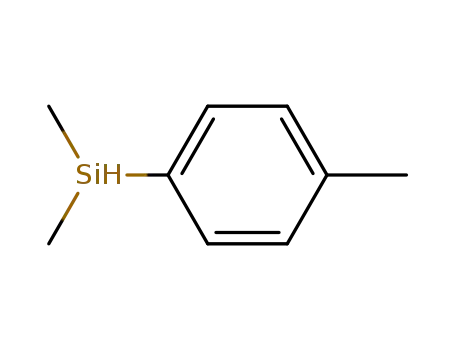 Molecular Structure of 1432-39-9 (dimethyl(4-methylphenyl)silane)