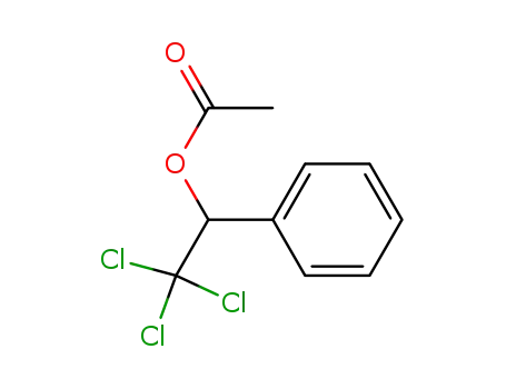 Molecular Structure of 90-17-5 (2,2,2-Trichloro-1-phenylethyl acetate)