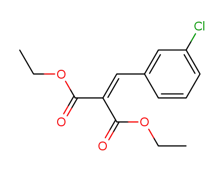 Propanedioic acid, [(3-chlorophenyl)methylene]-, diethyl ester