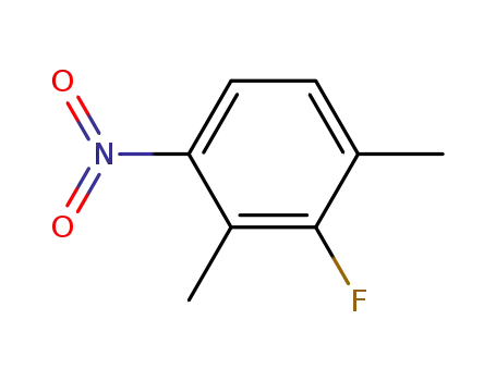 Molecular Structure of 1736-84-1 (m-Xylene,  2-fluoro-4-nitro-  (7CI,8CI))