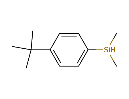 Molecular Structure of 27856-22-0 (Silane, [4-(1,1-dimethylethyl)phenyl]dimethyl-)