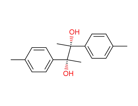 Molecular Structure of 22985-88-2 (2,3-Butanediol, 2,3-bis(4-methylphenyl)-, (2R,3R)-rel-)