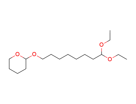 Molecular Structure of 93176-12-6 (2H-Pyran, 2-[(8,8-diethoxyoctyl)oxy]tetrahydro-)