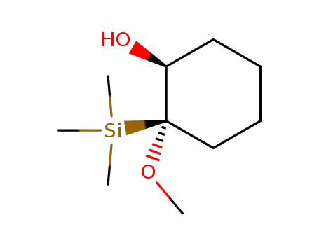 Cyclohexanol, 2-methoxy-2-(trimethylsilyl)-, cis-