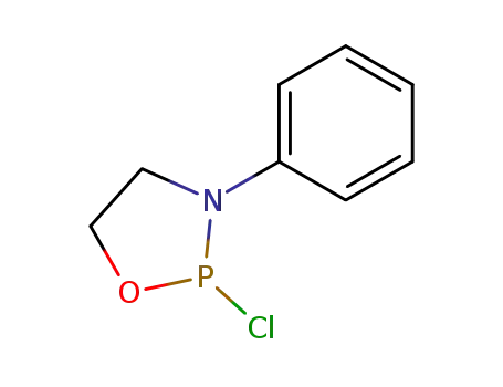 Molecular Structure of 31707-07-0 (2-chloro-3-phenyl-1,3,2-oxazaphospholidine)