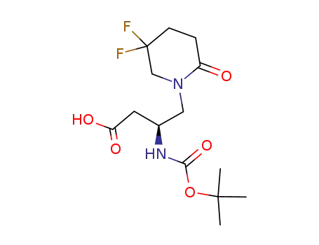 (S)-3-(tert-butoxycarbonyl)-4-(5,5-difluoro-2-oxopiperidin-1-yl)butanoic acid