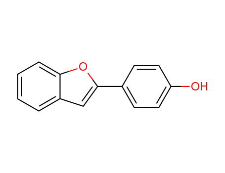 Molecular Structure of 26870-36-0 (4-(benzofuran-2-yl)phenol)