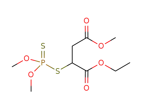 Butanedioic acid, [(dimethoxyphosphinothioyl)thio]-, 1-ethyl 4-methyl
ester