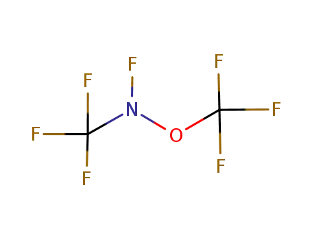 Molecular Structure of 4217-92-9 (Methanamine,N,1,1,1-tetrafluoro-N-(trifluoromethoxy)-)