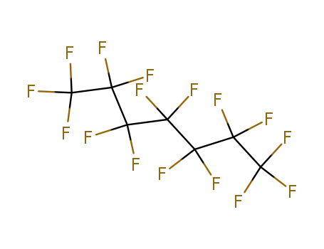 Molecular Structure of 335-57-9 (Hexadecafluoroheptane)