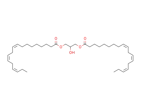 9,12,15-Octadecatrienoic acid, 2-hydroxy-1,3-propanediyl ester,
(9Z,9'Z,12Z,12'Z,15Z,15'Z)-