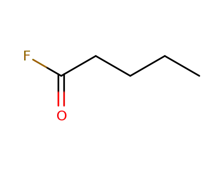 Molecular Structure of 352-89-6 (Pentanoyl fluoride)