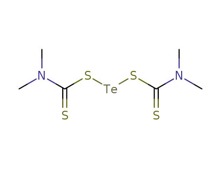Molecular Structure of 15925-58-3 (2,4-Dithia-3-tellura-6-azaheptanethioamide, N,N,6-trimethyl-5-thioxo-)