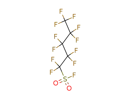 Molecular Structure of 375-81-5 (perfluoropentane-1-sulphonyl fluoride)