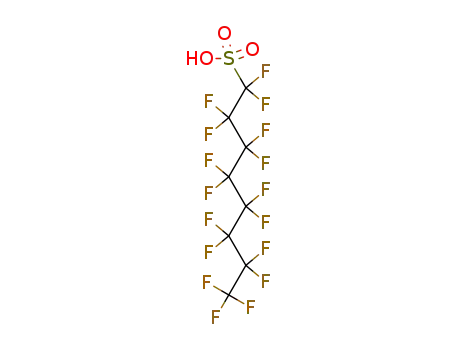 Molecular Structure of 1763-23-1 (HEPTADECAFLUOROOCTANESULFONIC ACID)
