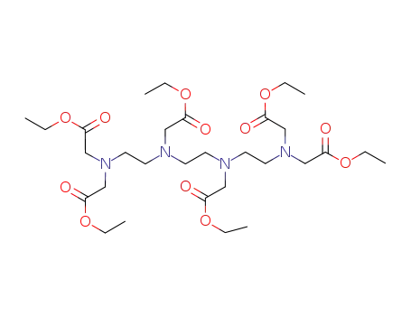 Molecular Structure of 582430-34-0 (3,6,9,12-Tetraazatetradecanedioic acid,
3,6,9,12-tetrakis(2-ethoxy-2-oxoethyl)-, diethyl ester)
