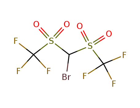 Molecular Structure of 30354-38-2 (Methane, bromobis[(trifluoromethyl)sulfonyl]-)