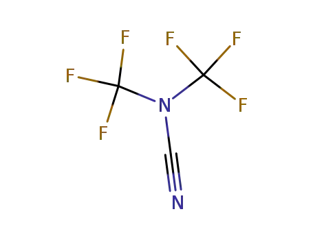 Molecular Structure of 54657-79-3 (Cyanamide, bis(trifluoromethyl)-)