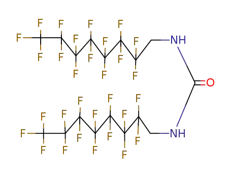 Molecular Structure of 1543-55-1 (1,3-bis(2,2,3,3,4,4,5,5,6,6,7,7,8,8,8-pentadecafluorooctyl)urea)