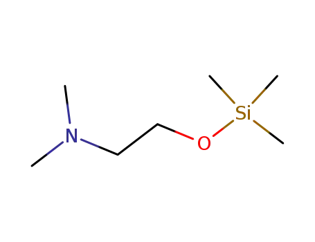 Molecular Structure of 16654-64-1 (2-(Trimethylsiloxy)ethyldimethylamine)