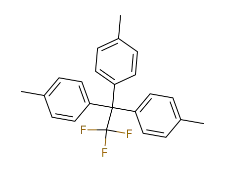 Molecular Structure of 61204-09-9 (Benzene, 1,1',1''-(trifluoroethylidyne)tris[4-methyl-)