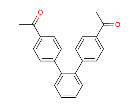Molecular Structure of 93232-29-2 (Ethanone, 1,1'-([1,1':2',1''-terphenyl]-4,4''-diyl)bis-)