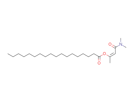 Molecular Structure of 89611-18-7 (Octadecanoic acid, 3-(dimethylamino)-1-methyl-3-oxo-1-propenyl
ester, (Z)-)