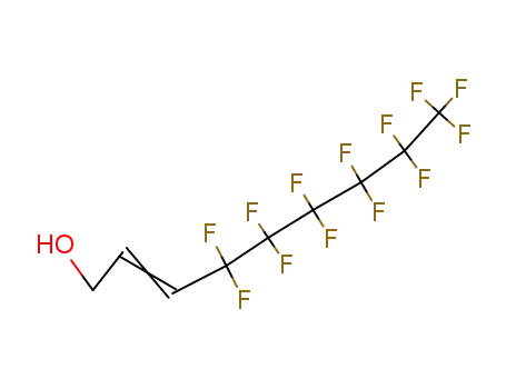 Molecular Structure of 38550-47-9 (3-(PERFLUORO-N-HEXYL)PROP-2-EN-1-OL)