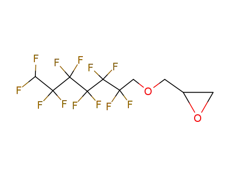 Molecular Structure of 799-34-8 (3-(1H,1H,7H-DODECAFLUOROHEPTYLOXY)-1,2-EPOXYPROPANE)