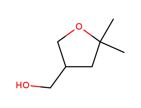 Molecular Structure of 22600-85-7 ((5,5-diMethyltetrahydrofuran-3-yl)Methanol)