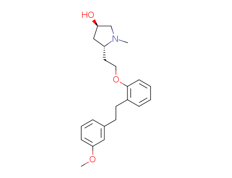 (3R,5R)-5-[2-[2-[2-(3-METHOXYPHENYL)ETHYL]PHENOXY]ETHYL]-1-METHYL-3-PYRROLIDINOL HYDROCHLORIDE