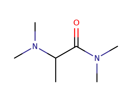 Molecular Structure of 110073-16-0 (Propanamide, 2-(dimethylamino)-N,N-dimethyl-)