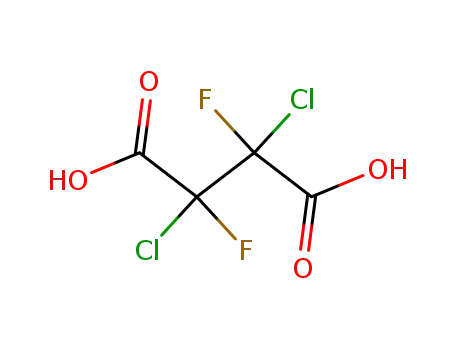 Molecular Structure of 377-34-4 (Butanedioic acid, 2,3-dichloro-2,3-difluoro-)