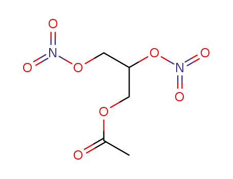 Molecular Structure of 14739-14-1 (1,2,3-Propanetriol 1-acetate 2,3-dinitrate)