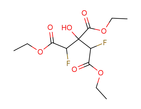 1,2,3-Propanetricarboxylicacid, 1,3-difluoro-2-hydroxy-, triethyl ester (9CI)